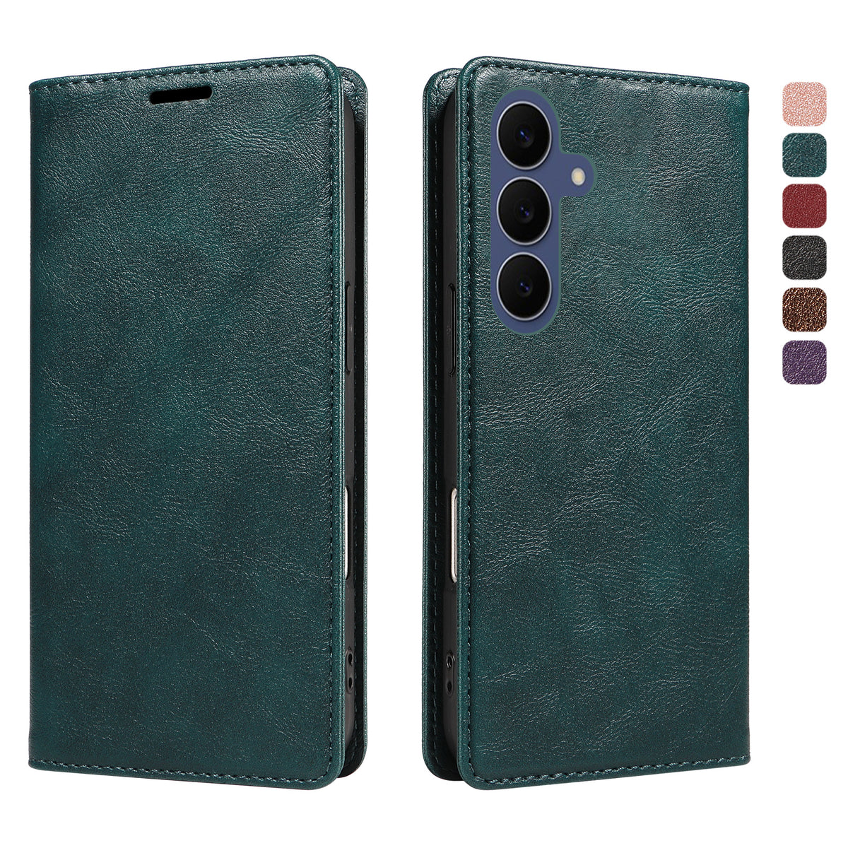 Til Samsung Galaxy S26 FE Pung Etui RFID Blokerende Kortpladser Stand Magnetisk Lukning Læder Telefoncover