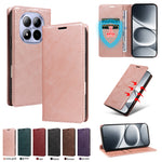 For Xiaomi Redmi Note 15 Pro 5G (Global) Wallet Case RFID Blocking Card Slots Stand Magnetic Closure Leather Phone Cover