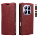For Xiaomi Redmi Note 15 Pro 5G (Global) Wallet Case RFID Blocking Card Slots Stand Magnetic Closure Leather Phone Cover