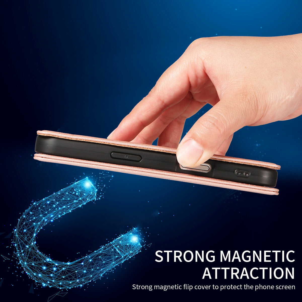 For Xiaomi Redmi A7 Pro 4G (171.56mm) Wallet Case RFID Blocking Card Slots Stand Magnetic Closure Leather Phone Cover