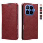 For Xiaomi 17T Wallet Case RFID Blocking Card Slots Stand Magnetic Closure Leather Phone Cover