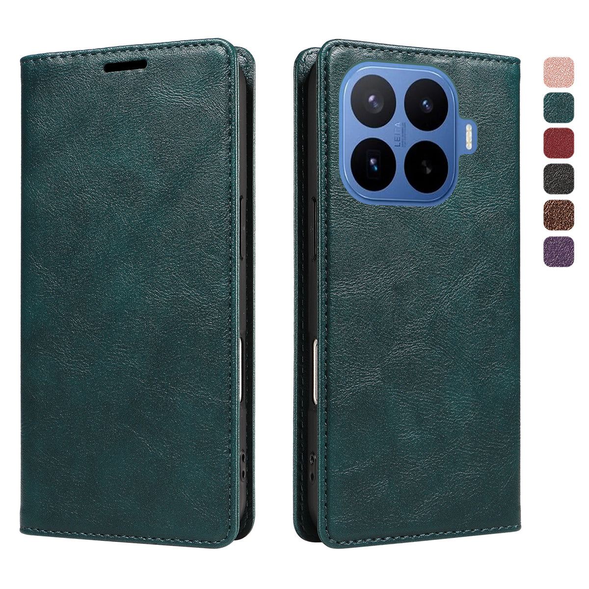 For Xiaomi 17T Wallet Case RFID Blocking Card Slots Stand Magnetic Closure Leather Phone Cover