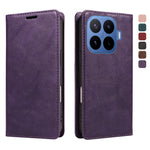 For Xiaomi 17T Wallet Case RFID Blocking Card Slots Stand Magnetic Closure Leather Phone Cover
