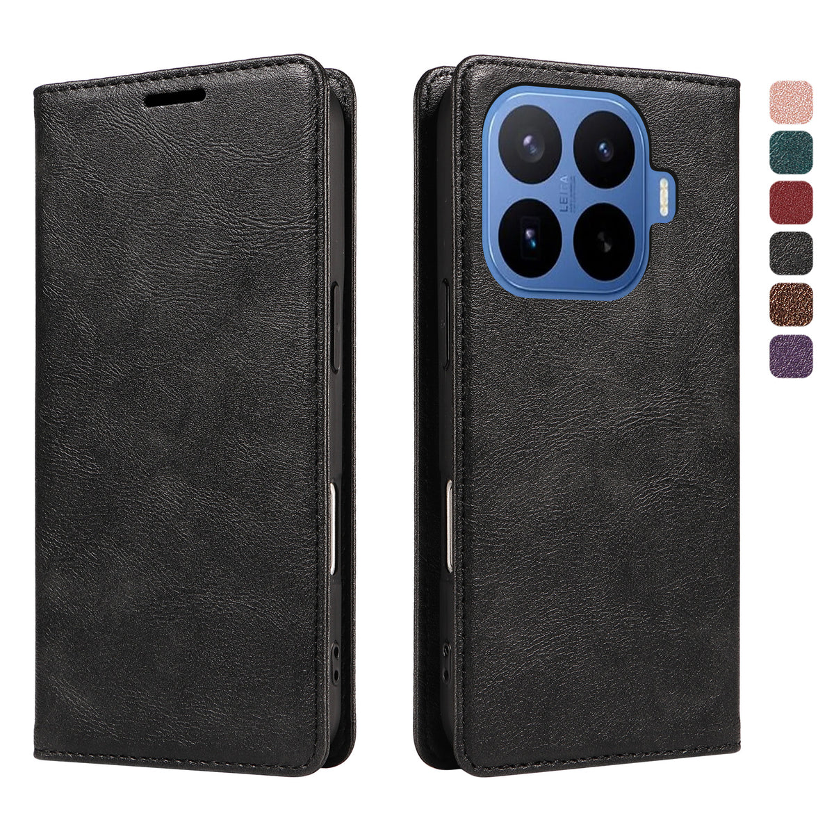 For Xiaomi 17T Wallet Case RFID Blocking Card Slots Stand Magnetic Closure Leather Phone Cover