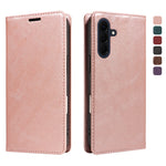 For Samsung Galaxy A57 5G Wallet Case RFID Blocking Card Slots Stand Magnetic Closure Leather Phone Cover