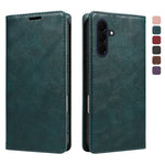 For Samsung Galaxy A57 5G Wallet Case RFID Blocking Card Slots Stand Magnetic Closure Leather Phone Cover