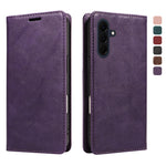 For Samsung Galaxy A57 5G Wallet Case RFID Blocking Card Slots Stand Magnetic Closure Leather Phone Cover