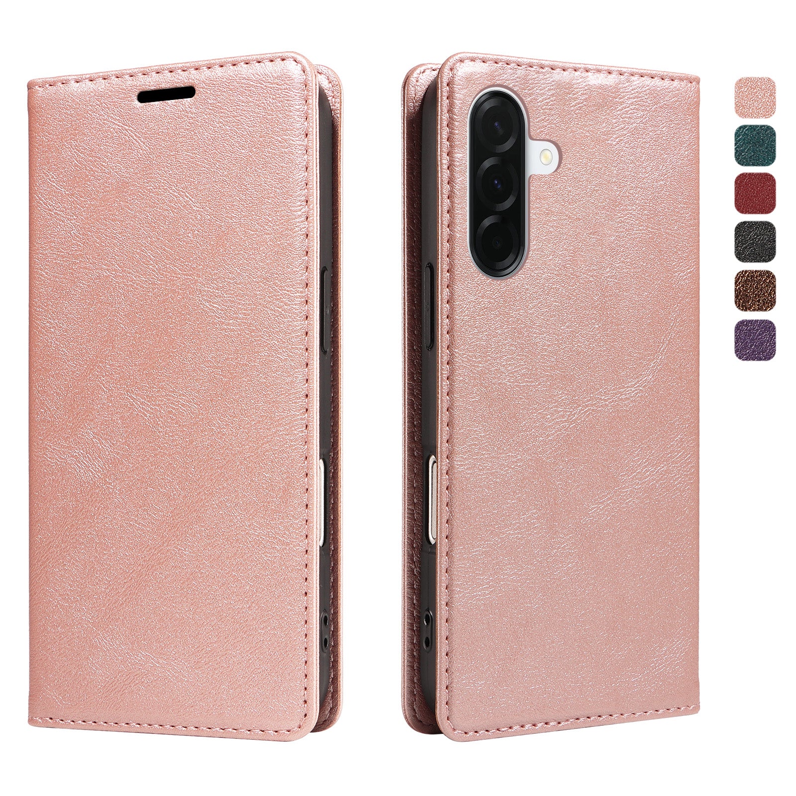 Samsung Galaxy A37 5G Plånboksfodral RFID-blockerande kortplatser Stativ Magnetisk stängning Lädermobilfodral