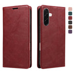 For Samsung Galaxy A37 5G Wallet Case RFID Blocking Card Slots Stand Magnetic Closure Leather Phone Cover