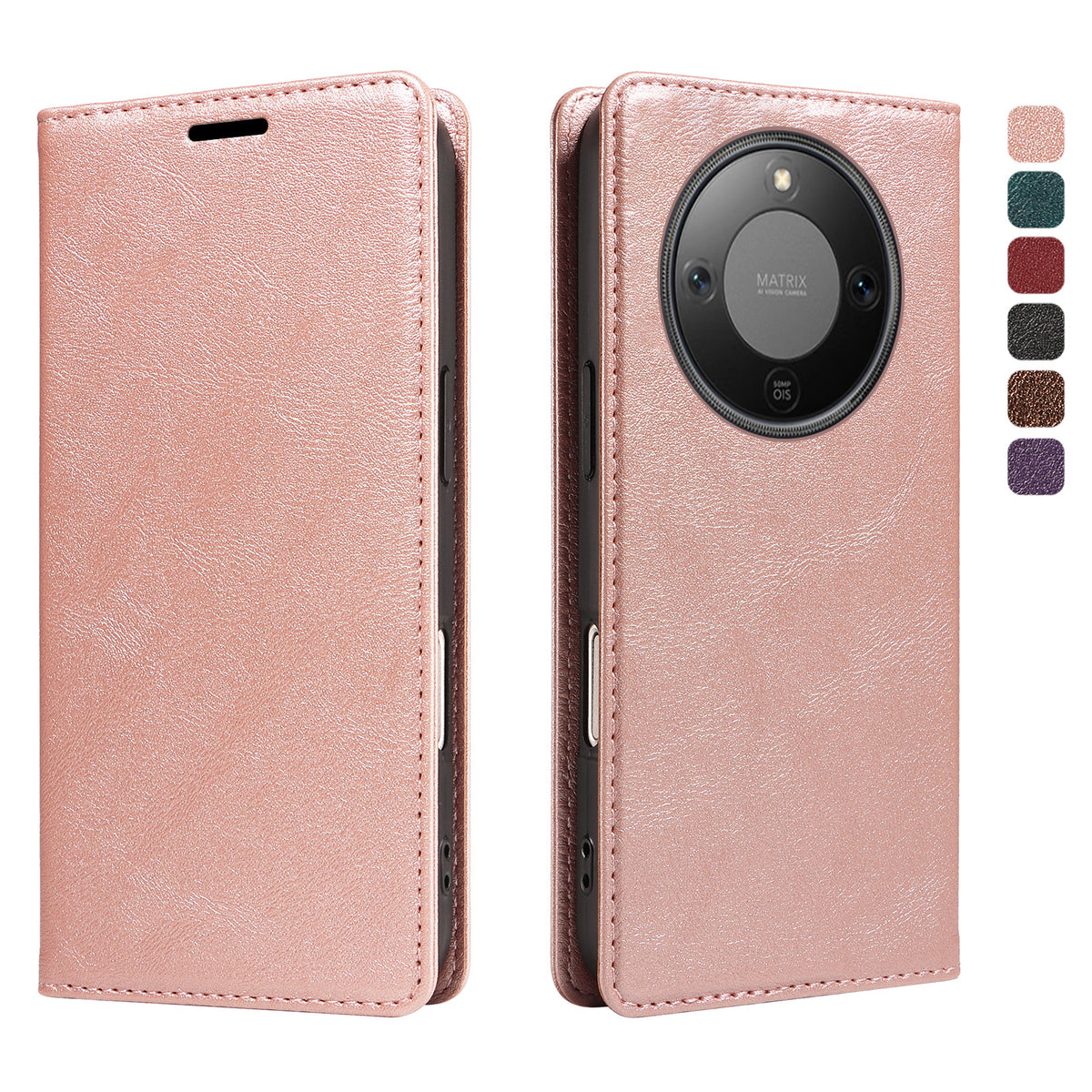 For Honor X70 5G / Honor Magic8 Lite 5G / Honor X9d 5G Wallet Case RFID Blocking Card Slots Stand Magnetic Closure Leather Phone Cover