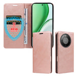 Honor X70 5G / Honor Magic8 Lite 5G / Honor X9d 5G Plånboksfodral RFID-blockerande kortplatser stativ Magnetisk stängning Lädermobilskal