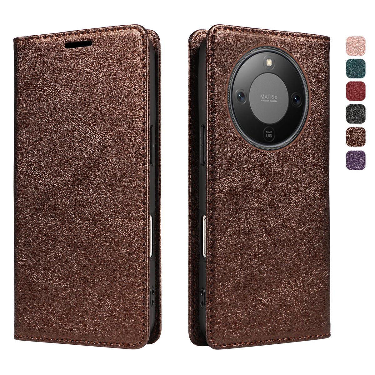 For Honor X70 5G / Honor Magic8 Lite 5G / Honor X9d 5G Wallet Case RFID Blocking Card Slots Stand Magnetic Closure Leather Phone Cover