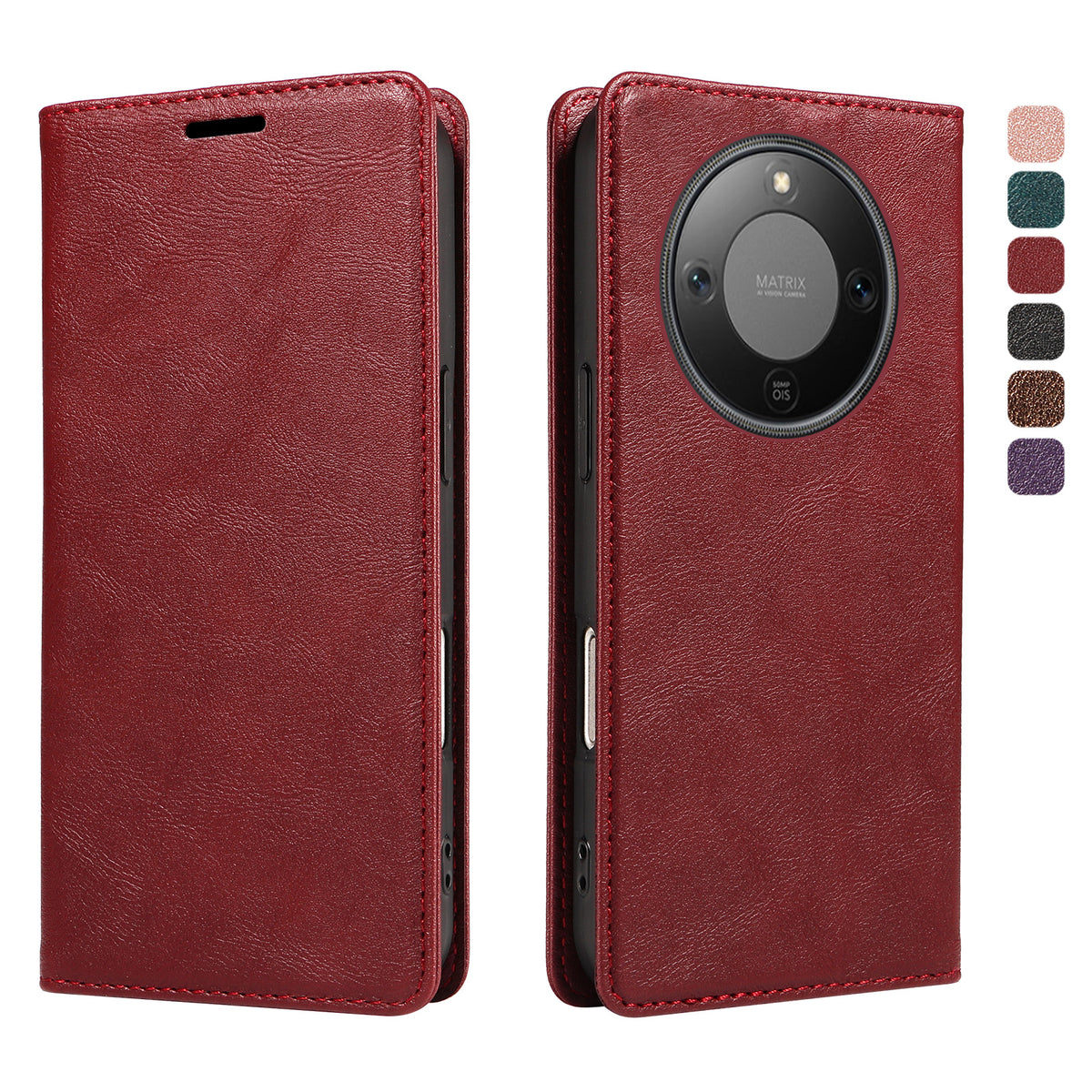 For Honor X70 5G / Honor Magic8 Lite 5G / Honor X9d 5G Wallet Case RFID Blocking Card Slots Stand Magnetic Closure Leather Phone Cover