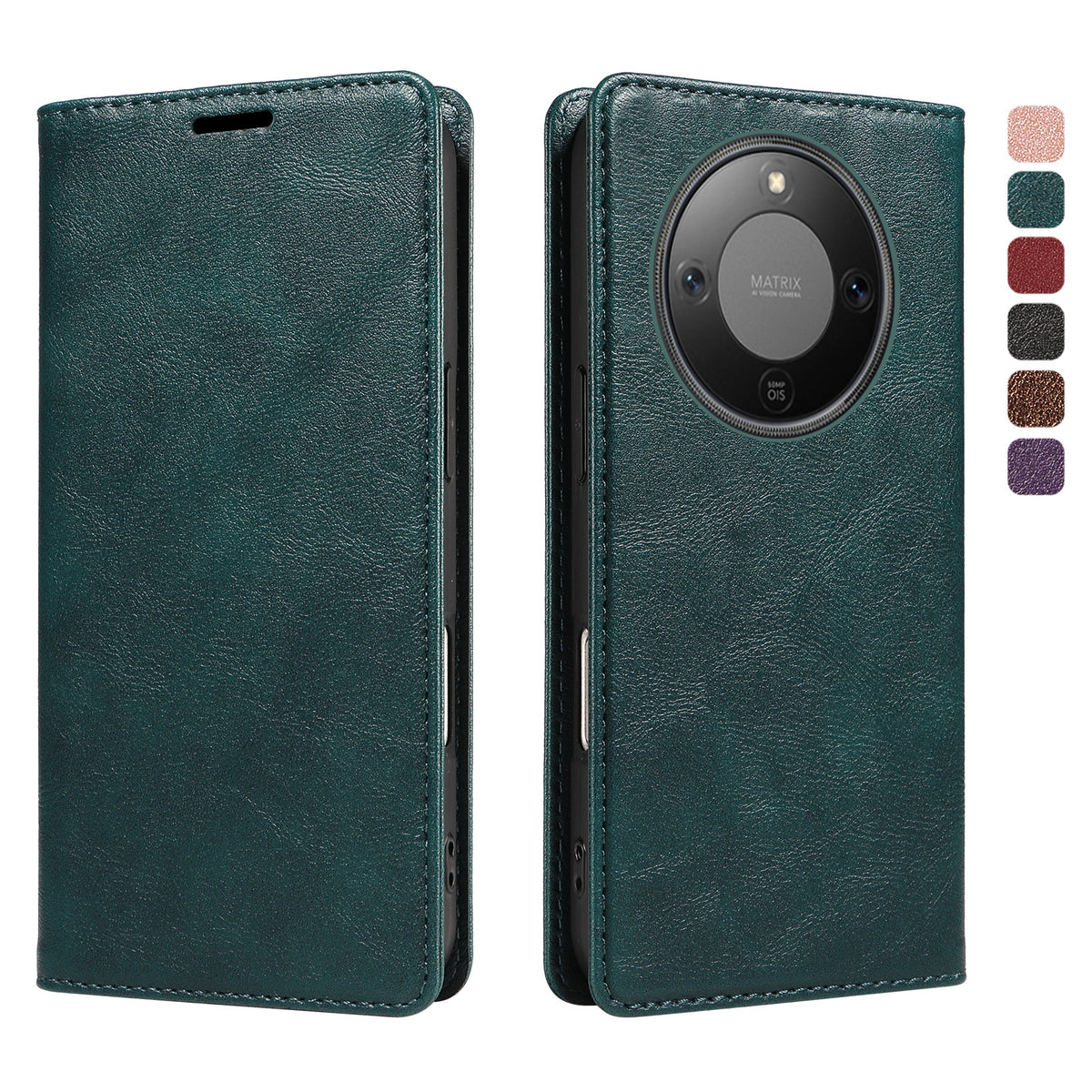 For Honor X70 5G / Honor Magic8 Lite 5G / Honor X9d 5G Wallet Case RFID Blocking Card Slots Stand Magnetic Closure Leather Phone Cover