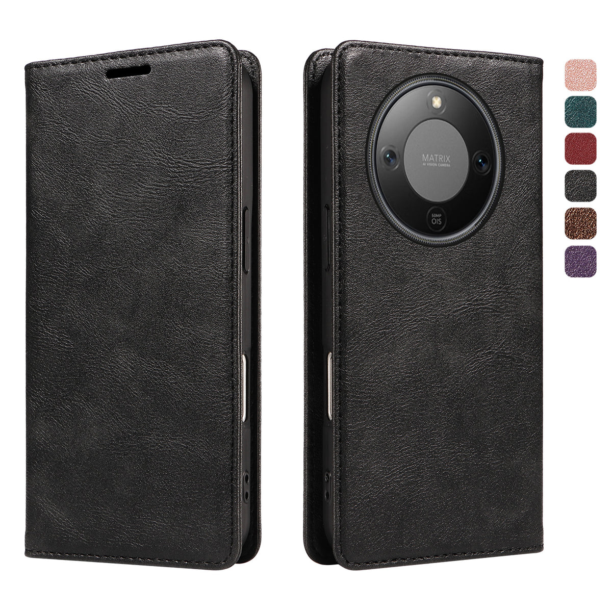 For Honor X70 5G / Honor Magic8 Lite 5G / Honor X9d 5G Wallet Case RFID Blocking Card Slots Stand Magnetic Closure Leather Phone Cover
