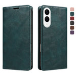Til Samsung Galaxy S25 Edge Pung Etui RFID Blokerende Kortpladser Stativ Magnetisk Lukning Læder Telefoncover