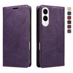 For Samsung Galaxy S25 Edge Wallet Case RFID Blocking Card Slots Stand Magnetic Closure Leather Phone Cover