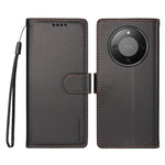 BETOPNICE for Honor X9d 5G / Honor Magic8 Lite 5G / Honor X70 5G 006 Case RFID Blocking Wallet Stand Leather Phone Cover with Wrist Strap
