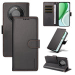 BETOPNICE for Honor X9d 5G / Honor Magic8 Lite 5G / Honor X70 5G 006 Case RFID Blocking Wallet Stand Leather Phone Cover with Wrist Strap