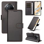 BETOPNICE for Honor Magic7 Lite 5G / Honor X9c 5G / Honor X60 Pro 5G 006 Case RFID Blocking Wallet Stand Leather Phone Cover with Wrist Strap