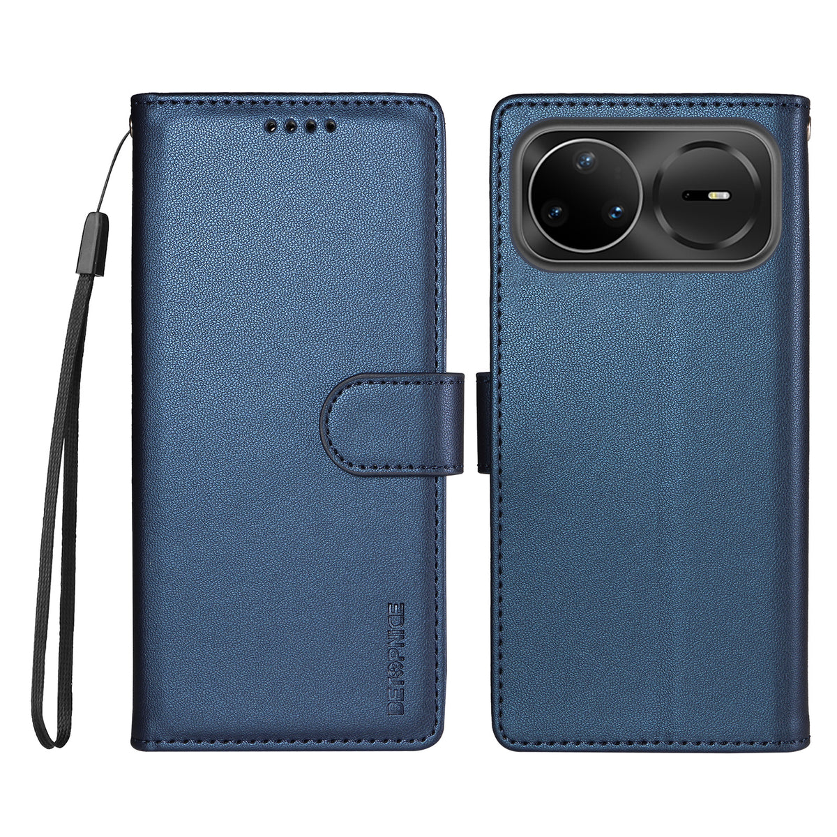BETOPNICE för Huawei nova 15 Ultra 5G / Huawei nova 16 Pro 5G / Huawei nova 16 Ultra 5G / Huawei nova 15 Pro 5G 006 Skal RFID-blockerande plånboksfodral i läder med handledsrem