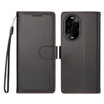 BETOPNICE for Huawei nova 14 Lite 5G / Huawei nova 14 5G / Huawei nova 15 5G 006 Case RFID Blocking Wallet Stand Leather Phone Cover with Wrist Strap