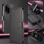 BETOPNICE for Huawei nova 14 Lite 5G / Huawei nova 14 5G / Huawei nova 15 5G 006 Case RFID Blocking Wallet Stand Leather Phone Cover with Wrist Strap