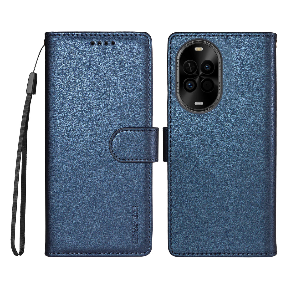 BETOPNICE for Huawei nova 14 Lite 5G / Huawei nova 14 5G / Huawei nova 15 5G 006 Case RFID Blocking Wallet Stand Leather Phone Cover with Wrist Strap