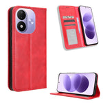 For Xiaomi Redmi Note 17 4G (Global) / Note 17 5G (Global) / Note 17 (India / China) 5G Leather Case Wallet Stand Retro Texture Phone Cover