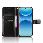 For Oppo A7 Pro Max 5G PU Leather Case with Strap Crazy Horse Texture Phone Wallet Cover