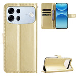 For Oppo A7 Pro Max 5G PU Leather Case with Strap Crazy Horse Texture Phone Wallet Cover