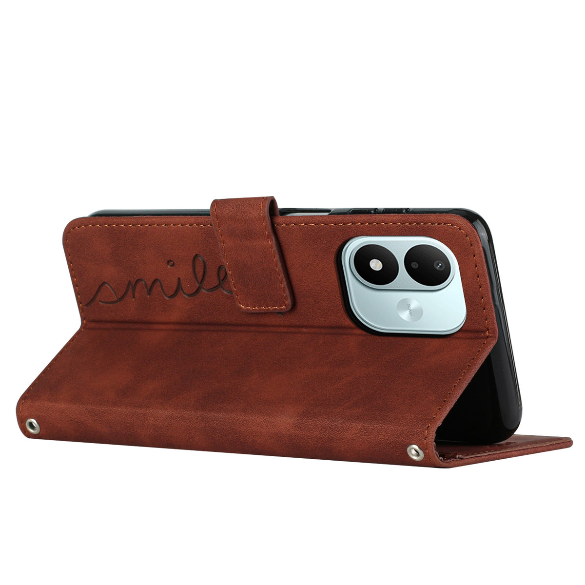 For Xiaomi Redmi Note 17 4G (Global) / Note 17 5G (Global) / Note 17 (India / China) 5G Stand Case PU Leather Phone Cover Imprinted Heart Pattern