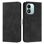 For Xiaomi Redmi Note 17 4G (Global) / Note 17 5G (Global) / Note 17 (India / China) 5G Stand Case PU Leather Phone Cover Imprinted Heart Pattern