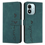 For Xiaomi Redmi Note 17 4G (Global) / Note 17 5G (Global) / Note 17 (India / China) 5G Stand Case PU Leather Phone Cover Imprinted Heart Pattern