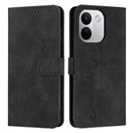 For Xiaomi Redmi Note 17 Pro Max 5G / Note 17 Pro+ 5G Stand Case PU Leather Phone Cover Imprinted Heart Pattern