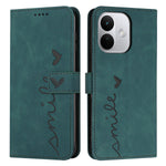For Xiaomi Redmi Note 17 Pro 5G Stand Case PU Leather Phone Cover Imprinted Heart Pattern