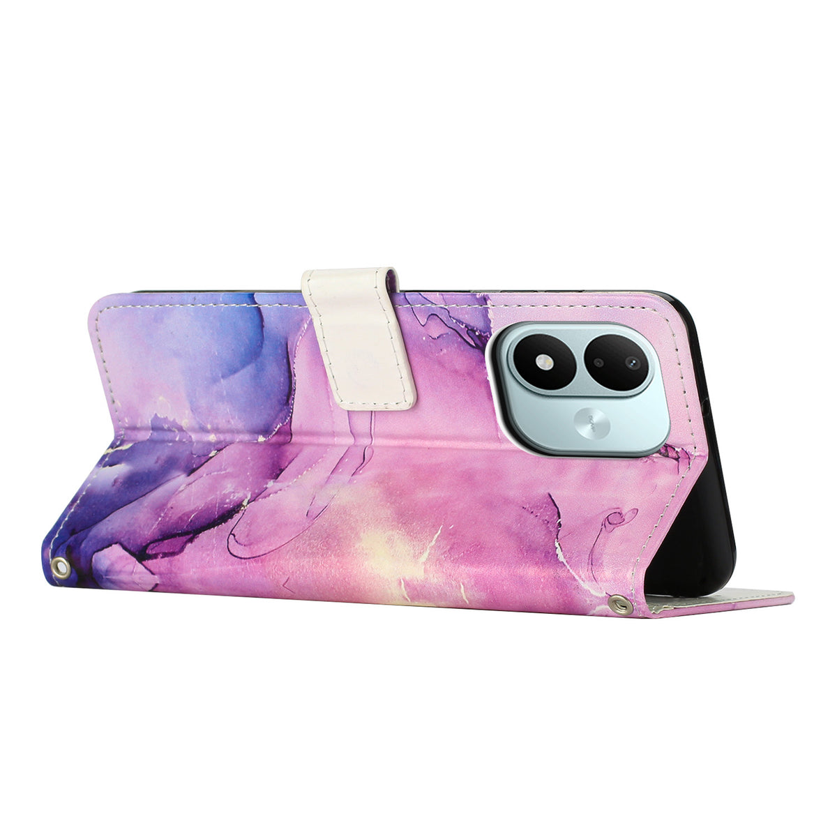 For Xiaomi Redmi Note 17 4G (Global) / Note 17 5G (Global) / Note 17 (India / China) 5G Case Stand Case Marble Pattern PU Leather Wallet Phone Cover