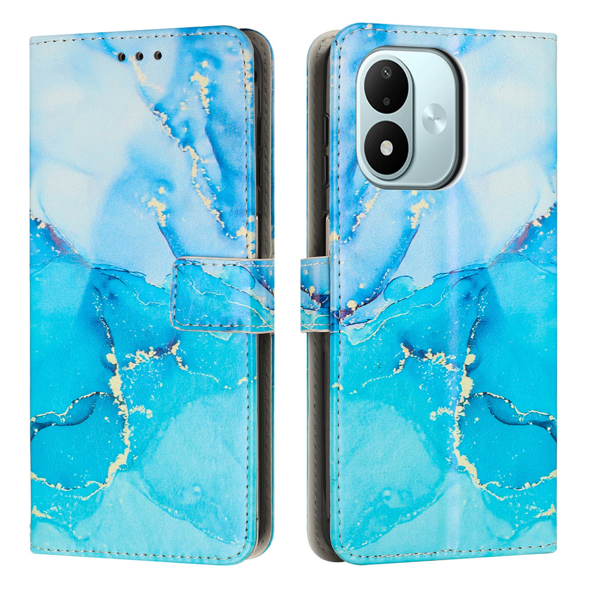 For Xiaomi Redmi Note 17 4G (Global) / Note 17 5G (Global) / Note 17 (India / China) 5G Case Stand Case Marble Pattern PU Leather Wallet Phone Cover