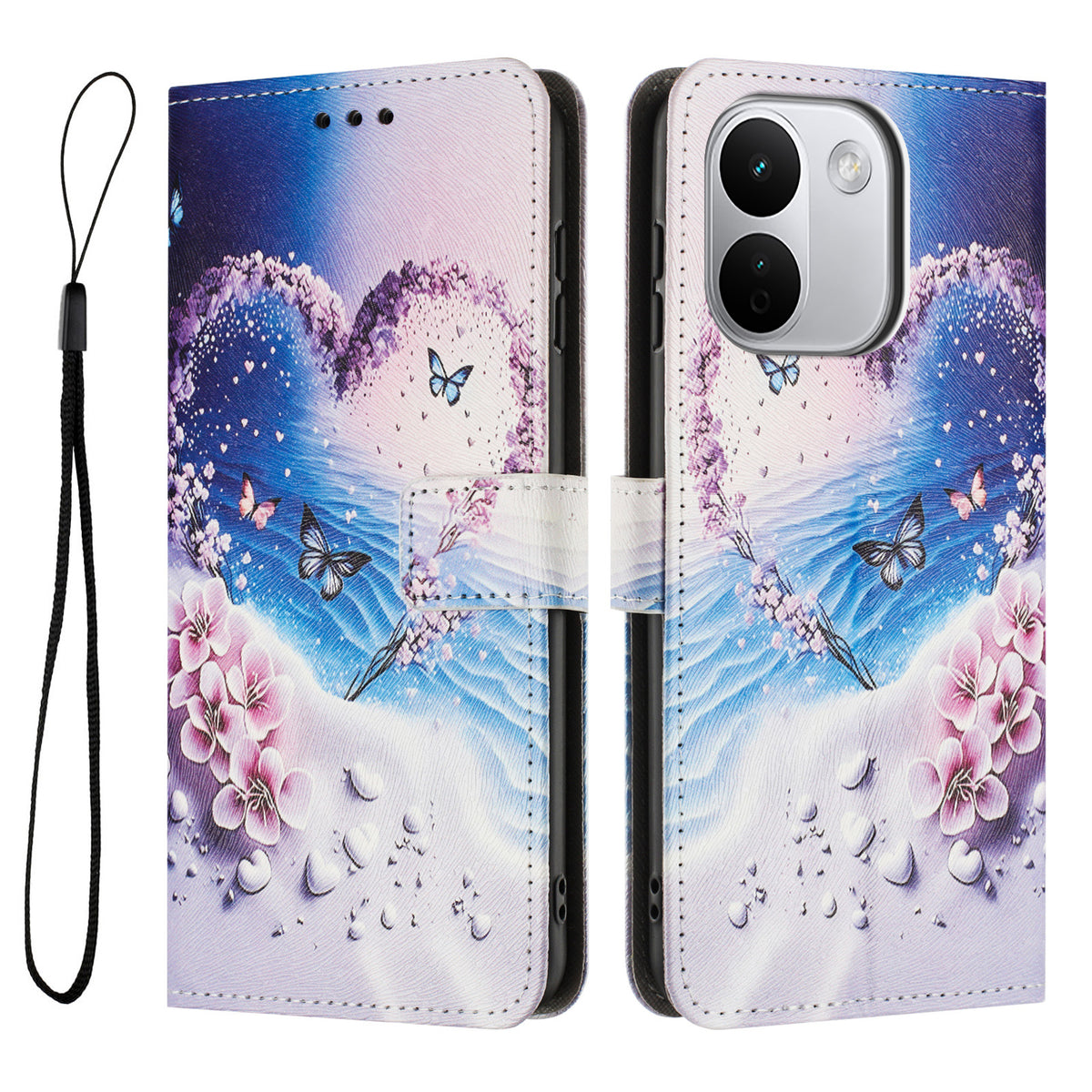 For Xiaomi Redmi Note 17 Pro Max 5G / Note 17 Pro+ 5G Wallet Case Pattern Printing PU Leather Phone Cover with Lanyard