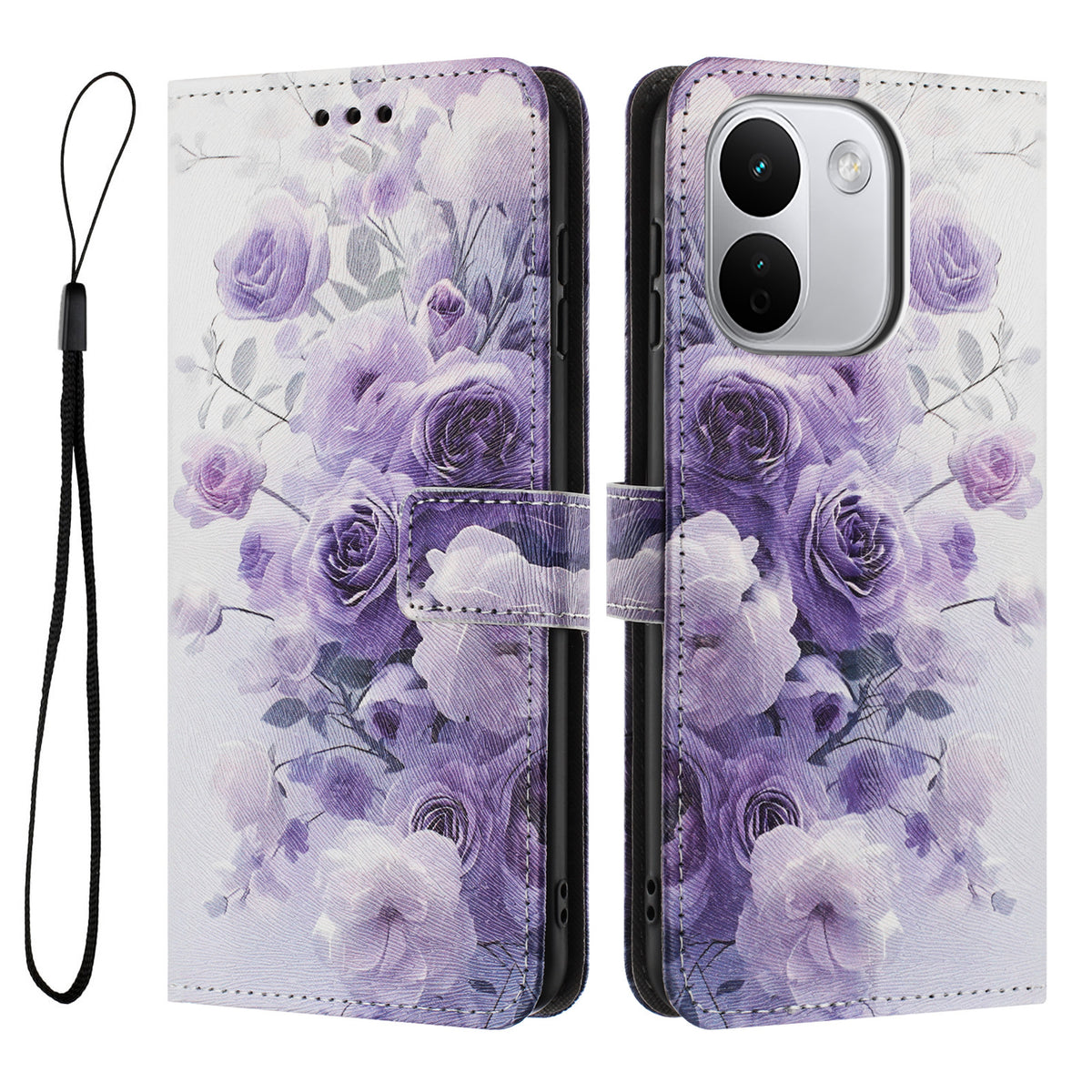 For Xiaomi Redmi Note 17 Pro Max 5G / Note 17 Pro+ 5G Wallet Case Pattern Printing PU Leather Phone Cover with Lanyard