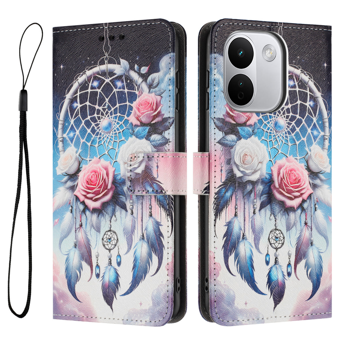 For Xiaomi Redmi Note 17 Pro Max 5G / Note 17 Pro+ 5G Wallet Case Pattern Printing PU Leather Phone Cover with Lanyard