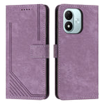 For Xiaomi Redmi Note 17 4G (Global) / Note 17 5G (Global) / Note 17 (India / China) 5G Stand Case Imprinted Lines Leather Phone Cover