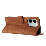 For Xiaomi Redmi Note 17 Pro Max 5G / Note 17 Pro+ 5G Stand Case Imprinted Lines Leather Phone Cover