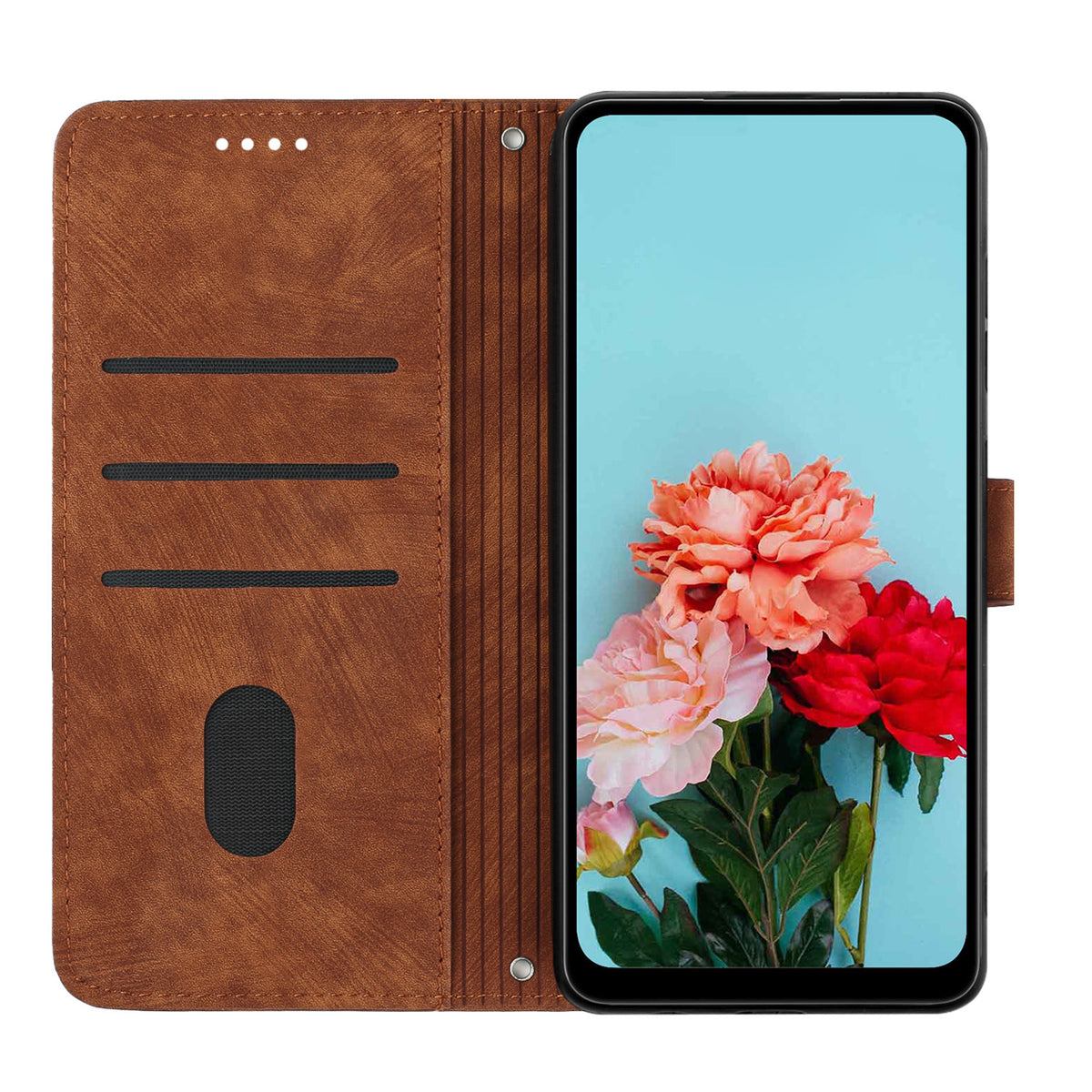 For Xiaomi Redmi Note 17 Pro Max 5G / Note 17 Pro+ 5G Stand Case Imprinted Lines Leather Phone Cover
