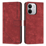 For Xiaomi Redmi Note 17 Pro Max 5G / Note 17 Pro+ 5G Stand Case Imprinted Lines Leather Phone Cover