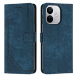 For Xiaomi Redmi Note 17 Pro 5G Stand Case Imprinted Lines Leather Phone Cover