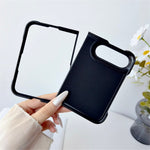 WANLONFENG for iPhone Fold TQ Series Magnetic Case Carbon Fiber Texture PC TPU Phone Cover (Big Lens Hole)