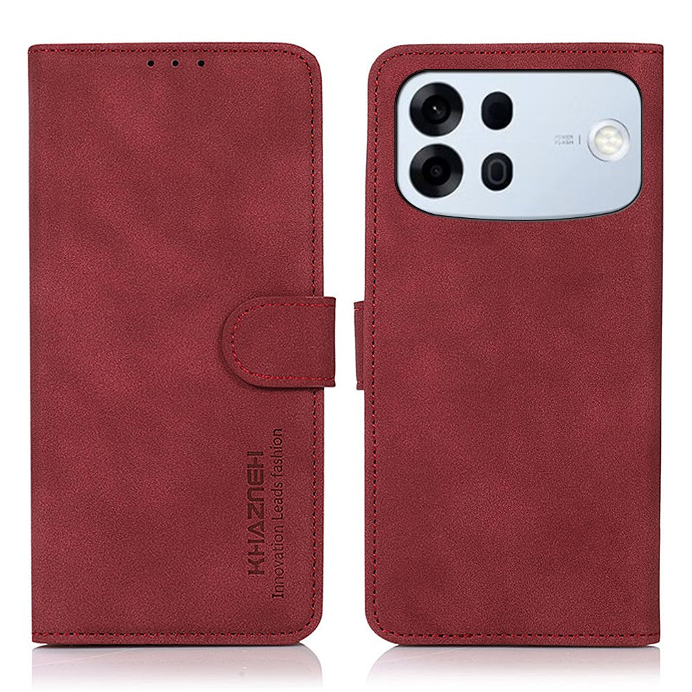 KHAZNEH For Oppo A7 Pro Max 5G Case Anti Scratch PU Leather Wallet Stand Phone Cover