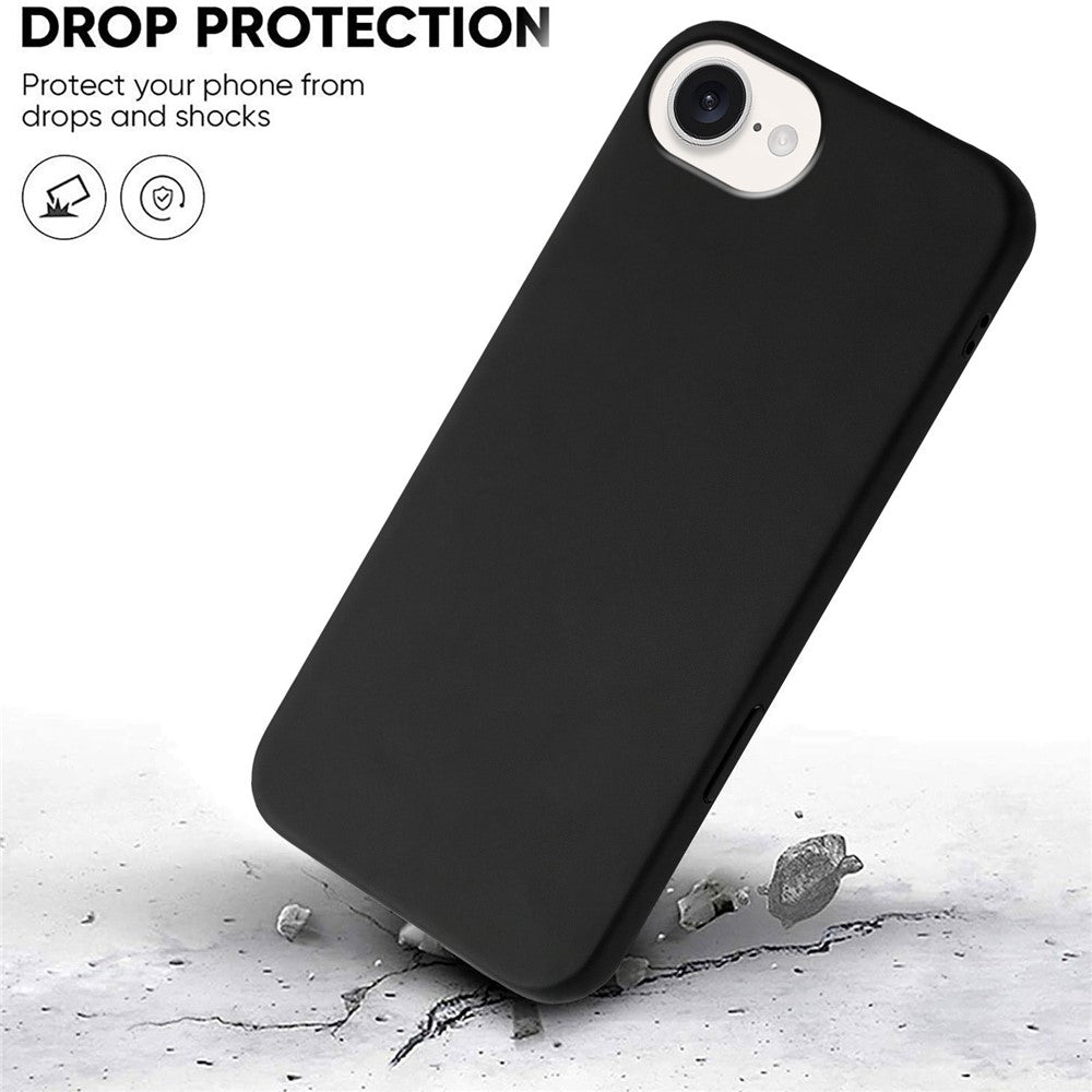 For iPhone 17th / 16th Case Soft TPU Anti-Drop Non-Slip Texture Phone Cover
