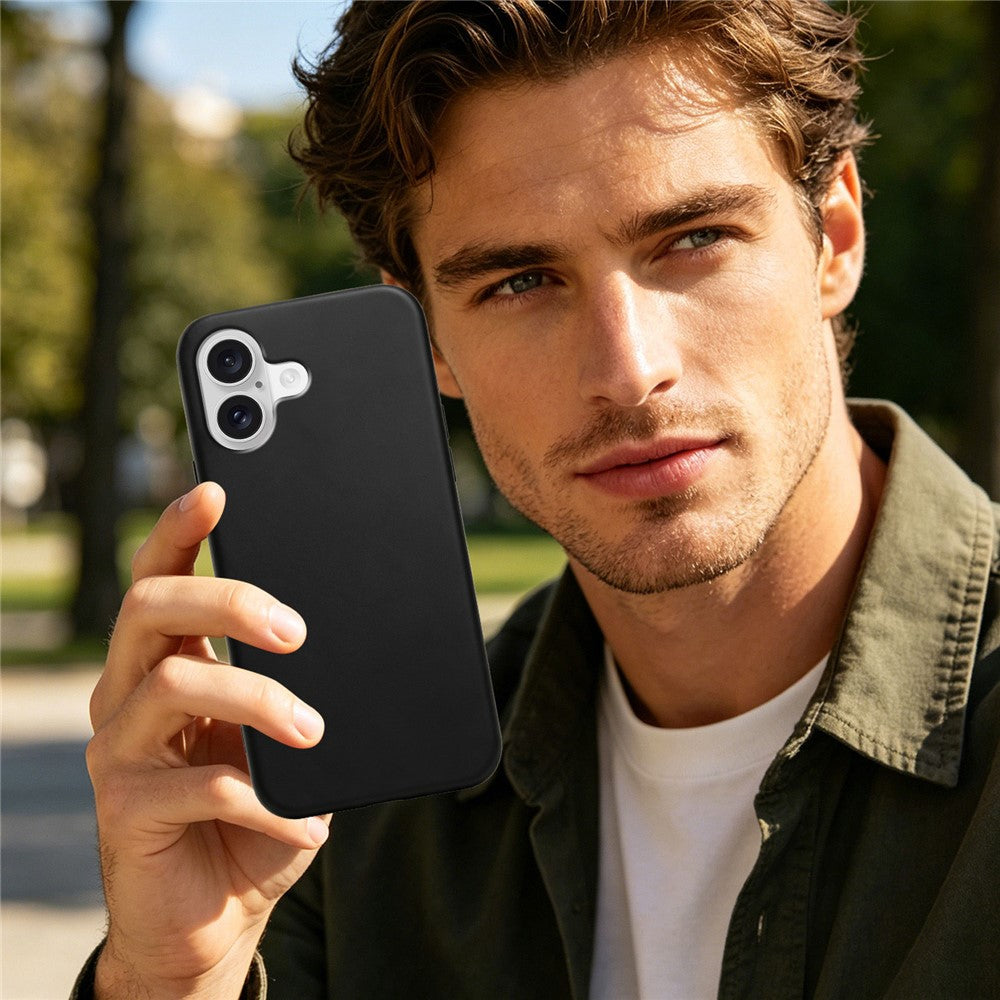 For iPhone 17 Case Soft TPU Anti-Drop Non-Slip Texture Phone Cover
